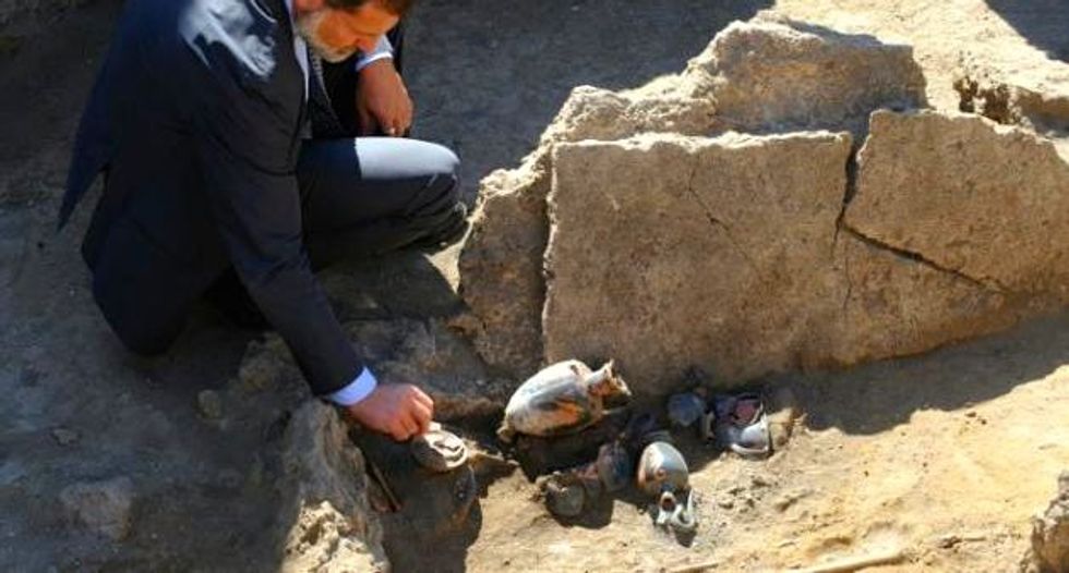 Perfect pre-Roman era tomb discovered at Pompeii