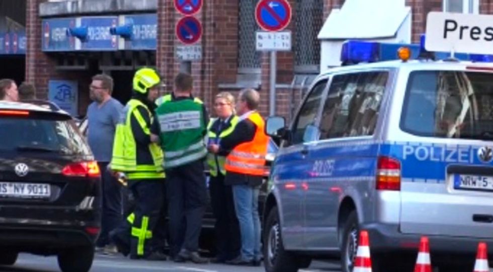 At least two dead after man drives van into restaurant in Germany in possible terrorist attack