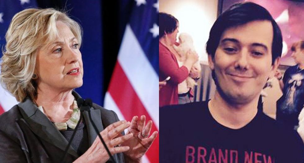 Clinton tweet on 'outrageous' price-gouging by pharmaceutical CEO causes biotech stocks to crash