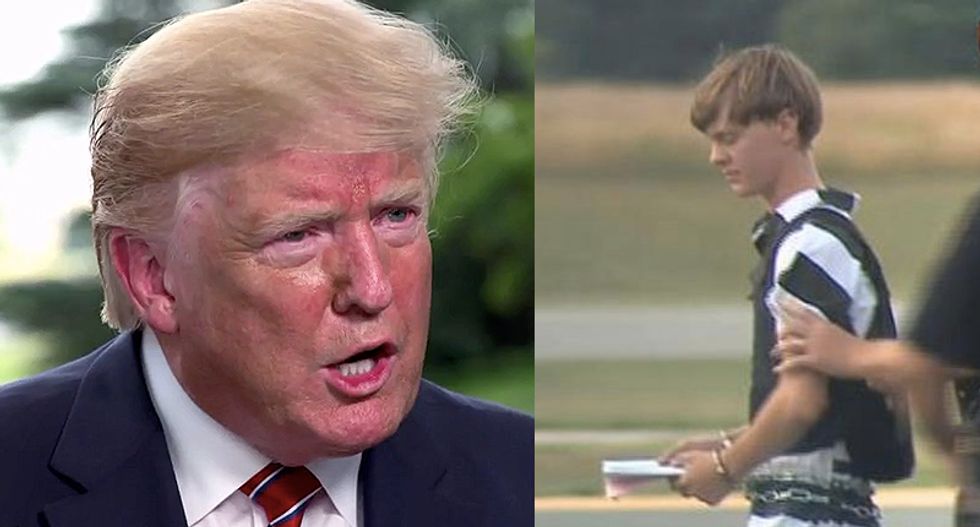 Four years ago this week: Trump's escalator ride and the Charleston shooting. It's not a coincidence