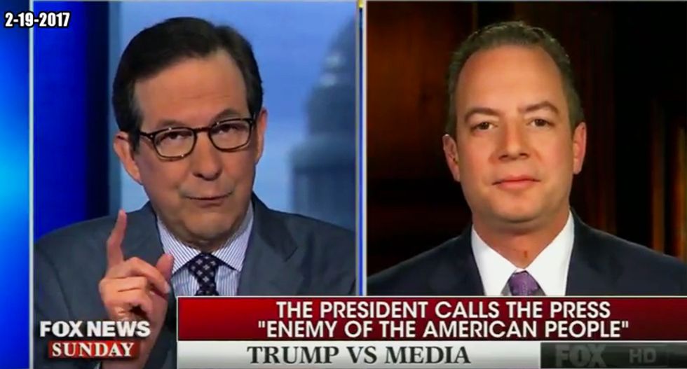 'That’s what they have in dictatorships': Chris Wallace rips Priebus for wanting a 'state-run media'