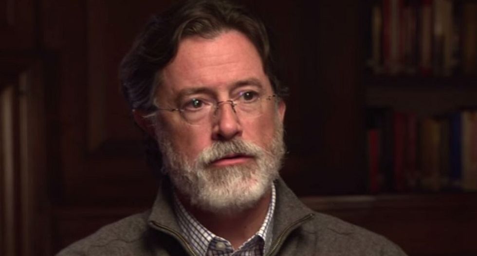 Stephen Colbert to Pope Francis: We can’t fix wealth inequality until we get money out of politics