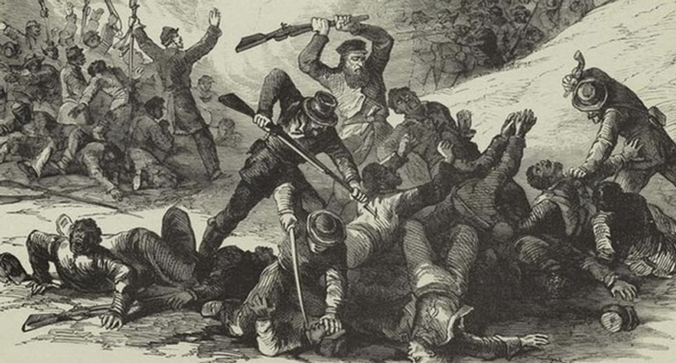 This massacre of black soldiers during the Civil War is reason enough to bring down the Confederate statues