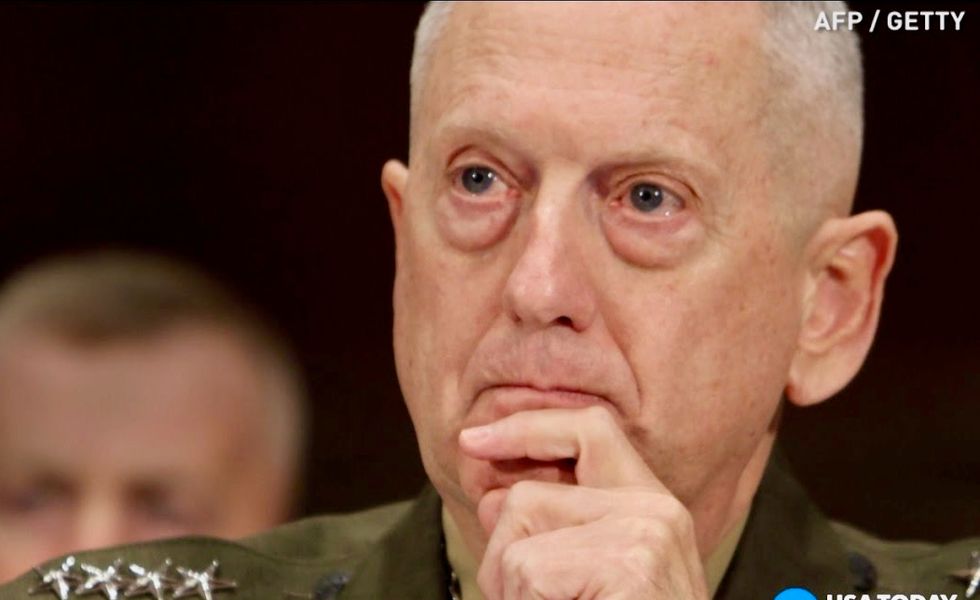 Defense Sec. Mattis tells troops: 'Hold the line' until country is less divided by hate