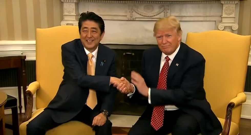 The psychology behind Trump's awkward handshake -- and how to beat him at his own game