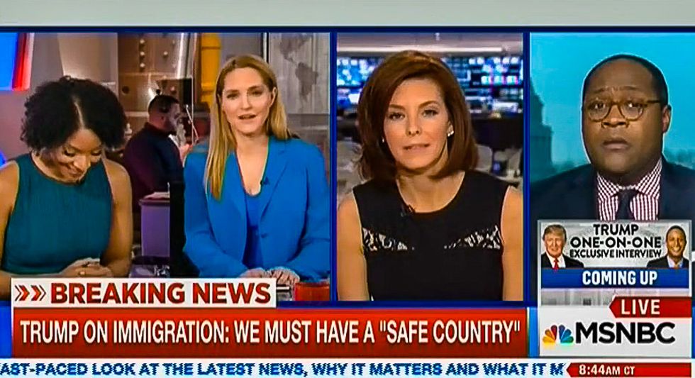 'Bizarre': MSNBC panel doubts Trump's sanity for saying black history 'love' is like his travel ban