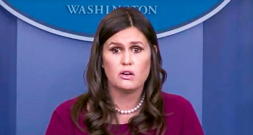 Sarah Sanders stumbles as April Ryan demands she explain Trump’s ‘breeding concept’ tweet