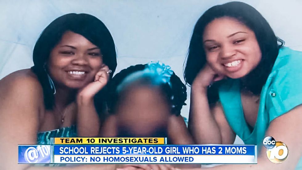 Christian school cites Leviticus 'non-discrimination policy' to ban girl for having two moms