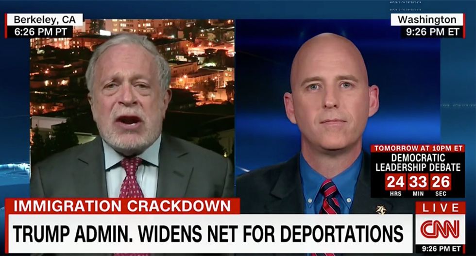 ‘You live in a fact free world’: Robert Reich slams ex-sheriff for exaggerating immigrant crimes