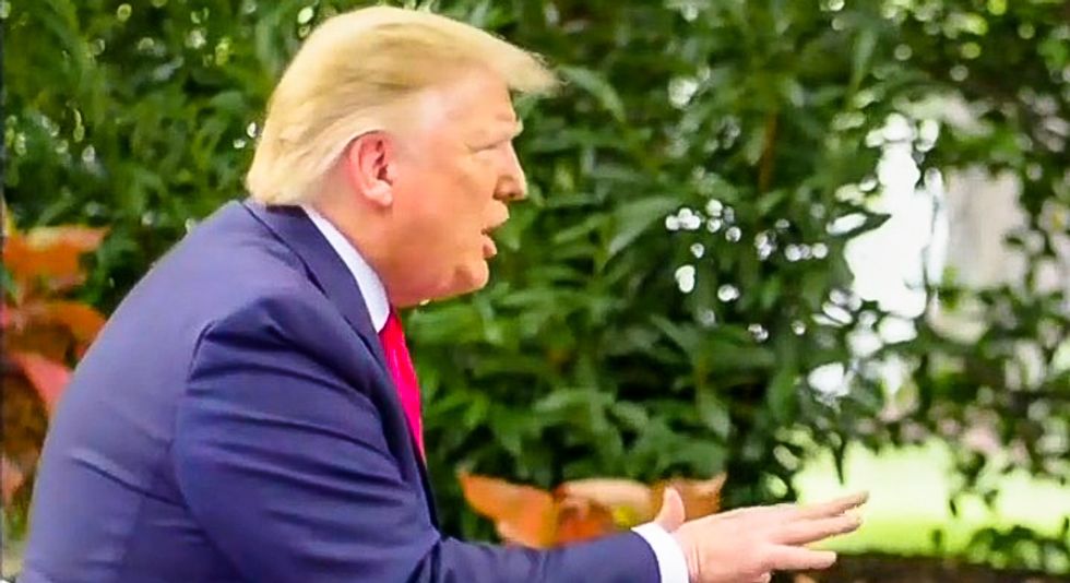 Trump whines impeachment is 'a very unfair thing' because 'I did nothing wrong'