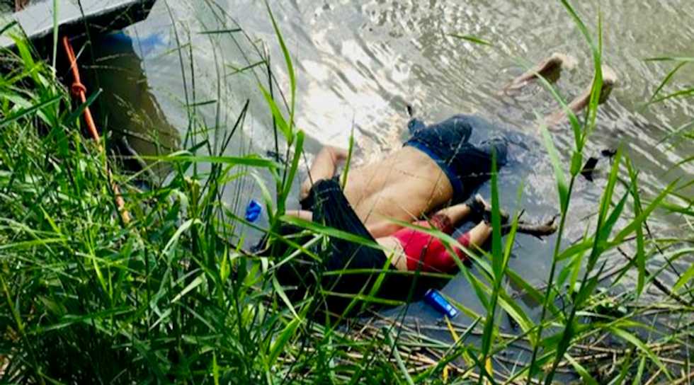 Images of drowned Salvadoran migrant and his 2-year-old daughter stir outrage