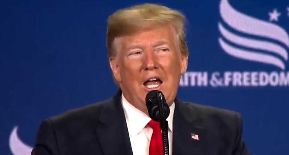 Here's the ridiculous reason Trump just said the Constitution gives him the 'right to do whatever I want'