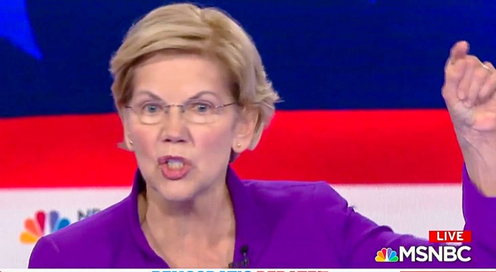 Elizabeth Warren 'disappointed' that Bernie Sanders is 'sending his volunteers out to trash me'