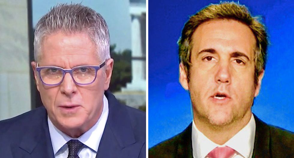 Michael Cohen caught dining with MSNBC’s Donny Deutsch -- who just urged him to turn on Trump