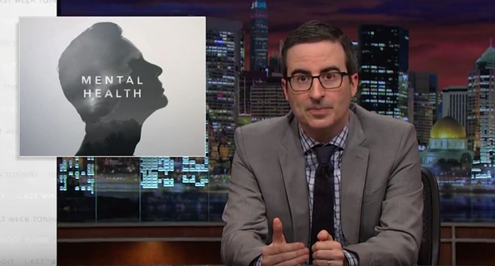 John Oliver rips GOP candidates for blaming gun violence on mental illness in absence of ‘a f*cking plan’