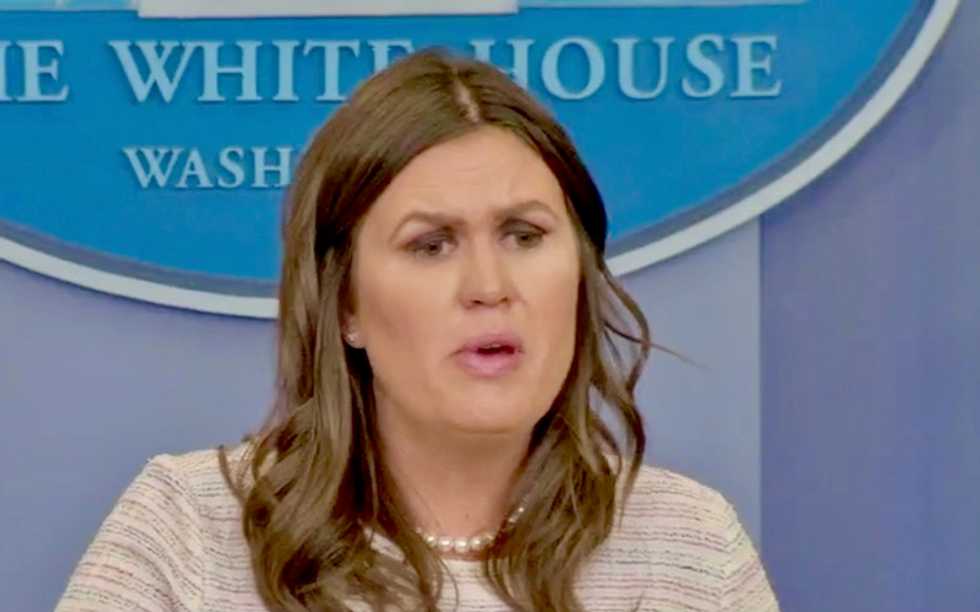 Watch: Sarah Sanders struggles to explain why Trump thinks Mueller ruined US relations with Russia
