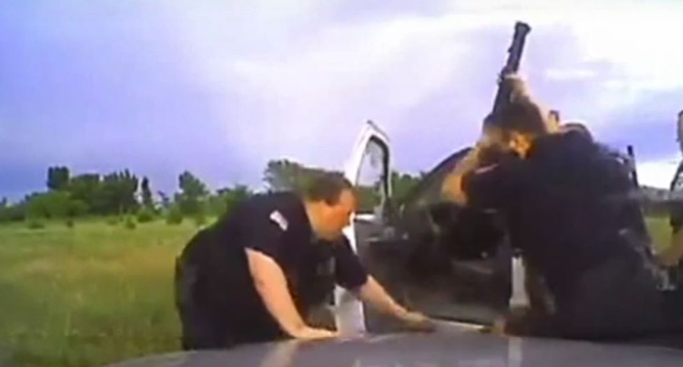 Oklahoma cop facing felony charges after savagely beating unarmed suspect with butt of shotgun