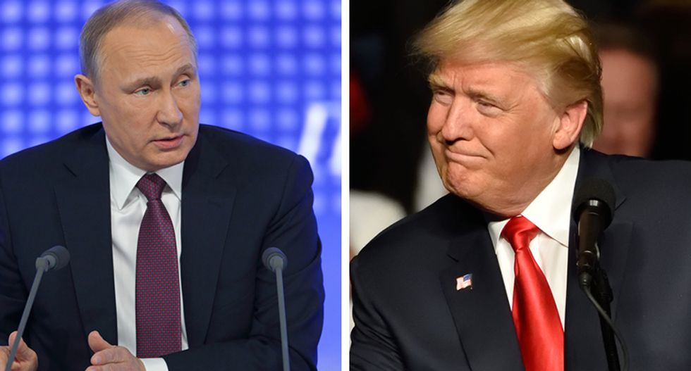 Trump is meeting privately with Putin -- and he asked staffers for bargaining chips to trade away