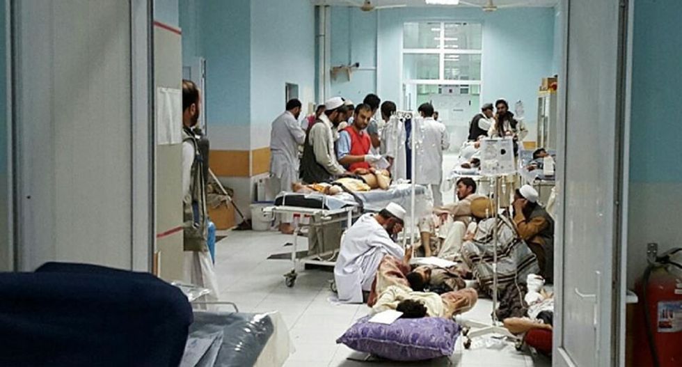 Afghan forces called for hospital air strike, US general says