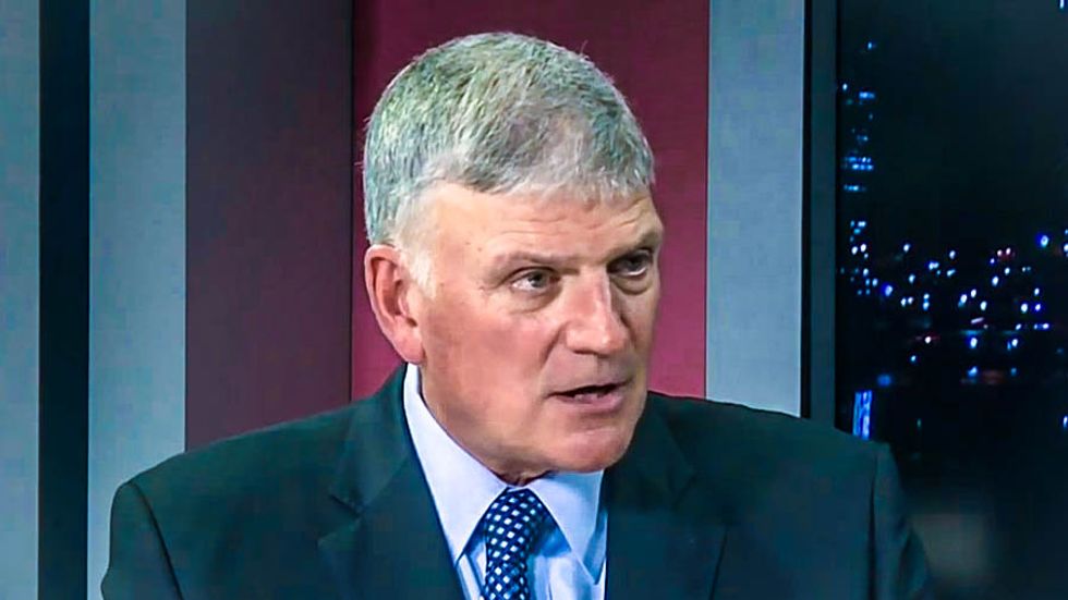 Franklin Graham launches ‘religious freedom’ attack on ‘godless, secular agenda’ of ‘sinful’ LGBTQ voters