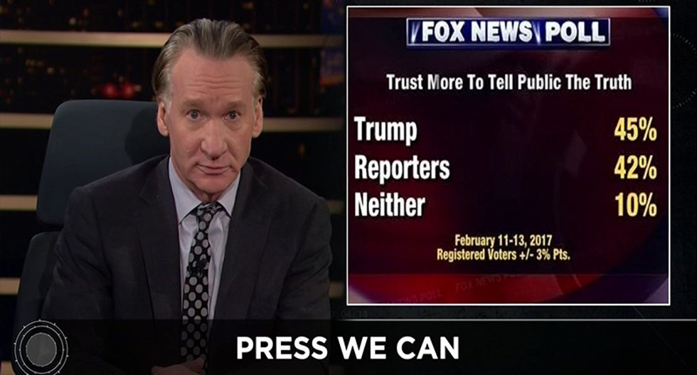 Bill Maher nails mainstream media's problem: 'You've got to earn your respect back' to fight Trump