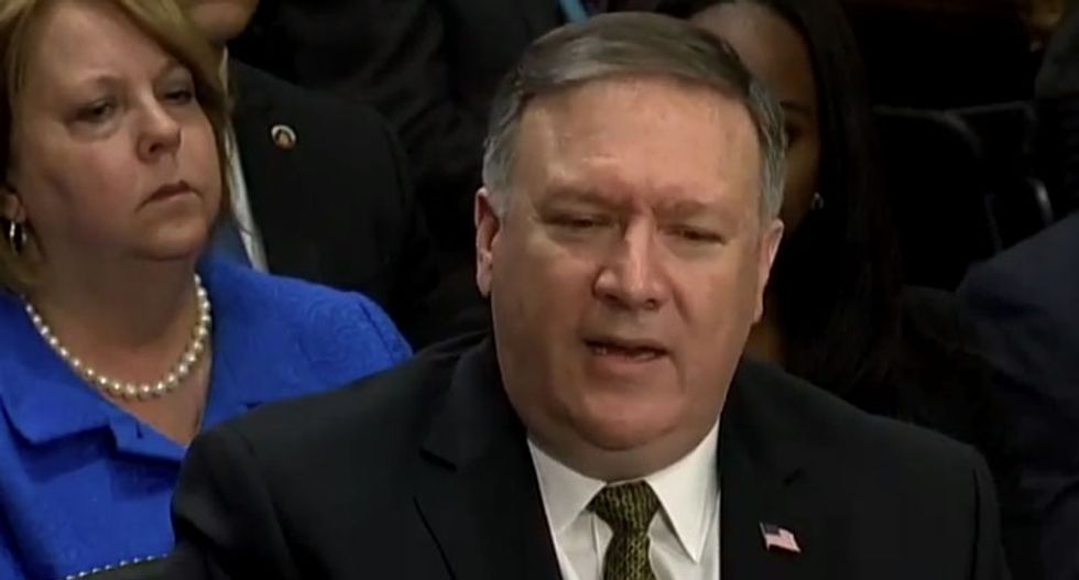 Mike Pompeo begins to babble after being asked if he still thinks gay sex is a 'perversion'