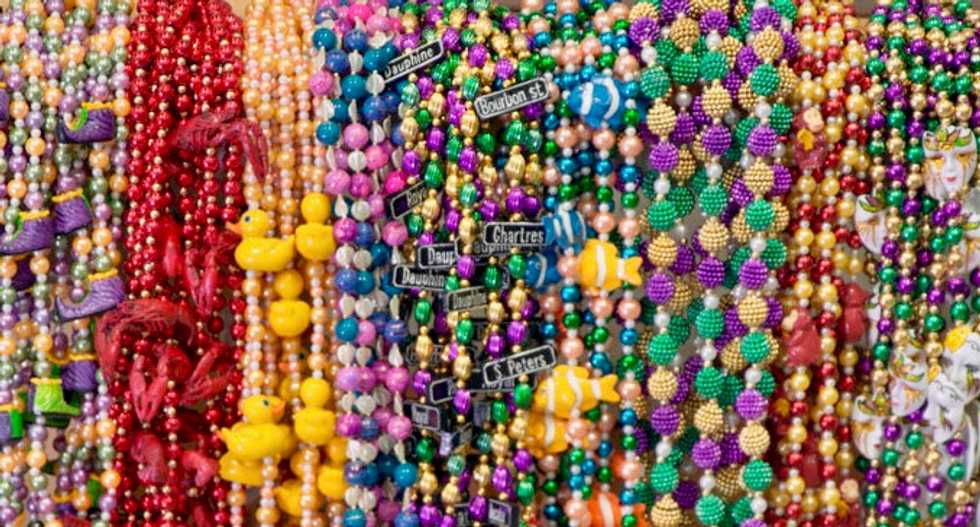 The destructive life of a Mardi Gras bead