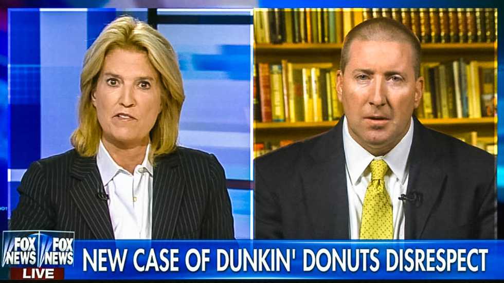 Fox News guest: Writing #BlackLivesMatter on a coffee cup 'promotes violence against police'