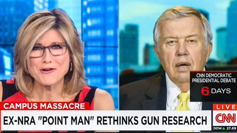 CNN host scolds ex-NRA point man for using nonsensical ‘slippery slope’ idea to ‘paralyze’ gun safety research