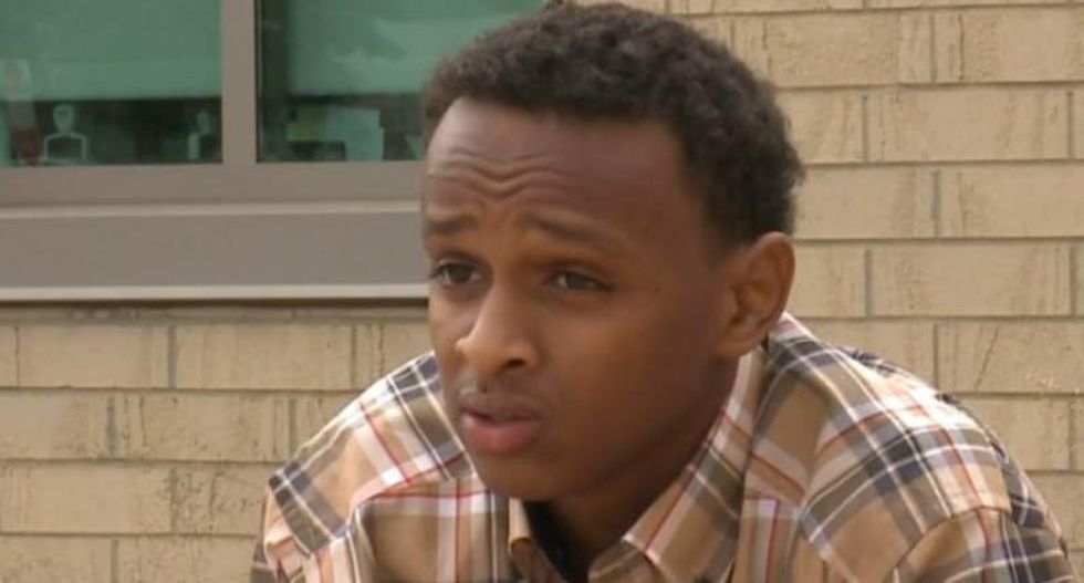 'Leave my city': Minnesota cop caught on video shoving and hitting unarmed man after traffic stop