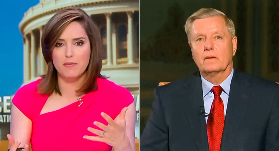 CBS host gloriously blows up Lindsey Graham for defending Trump’s ‘joke’ about election ‘meddling’ to Putin