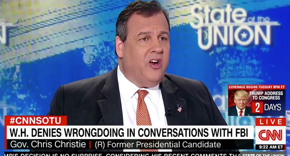 He's new to government: Chris Christie defends Reince Priebus for pressuring FBI on Russia investigation