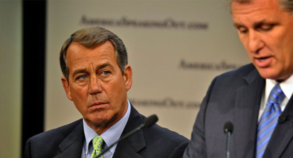 House Republicans in chaos as favorite Kevin McCarthy quits Speaker race