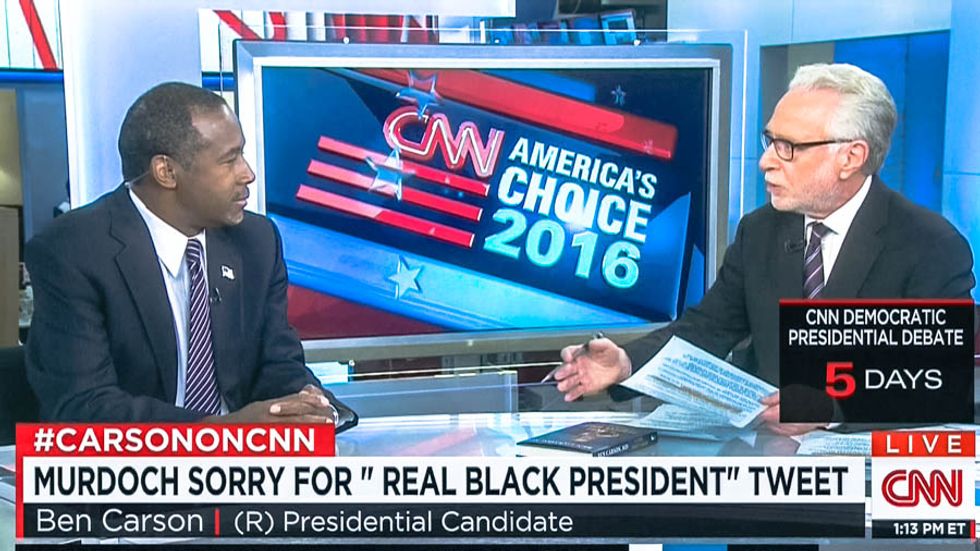 ‘Is Obama a real black president?': Watch Ben Carson and Wolf Blitzer’s latest mind-boggling race interview