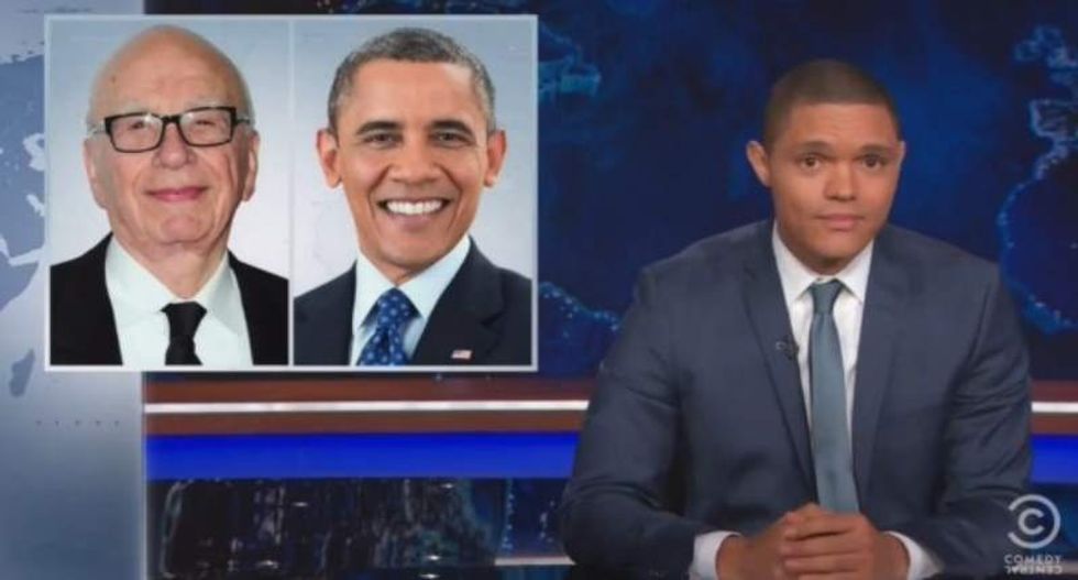 Noah mocks Rupert Murdoch's 'vaguely racist' tweet: Now Obama's not black enough for conservatives