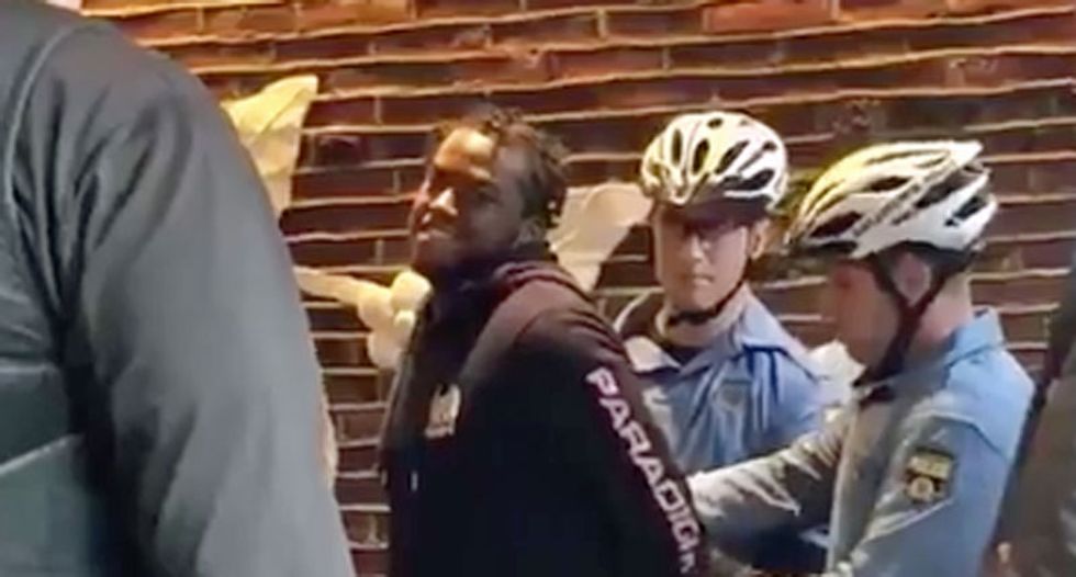 Starbucks apologizes to black men handcuffed and hustled out of Philadelphia location in viral video