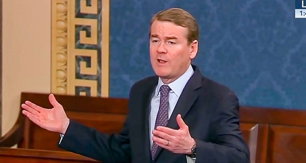 WATCH: Sen. Michael Bennet blows up on Mitch McConnell for 'destroying the judiciary'