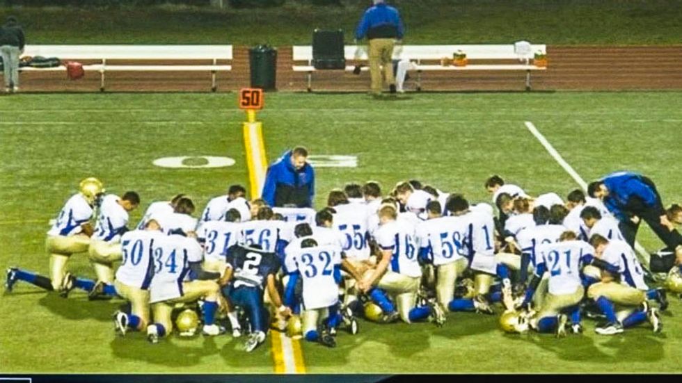 High school football coach says ‘agreement with God’ authorizes him to lead team prayers
