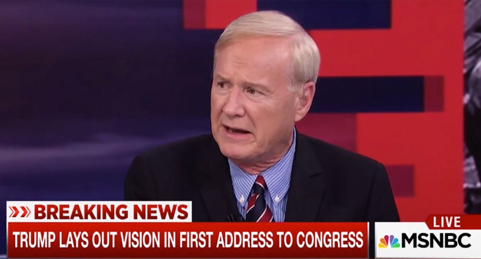Chris Matthews shreds Trump for 'dicking around' in speech and ducking responsibility for Navy SEAL's death