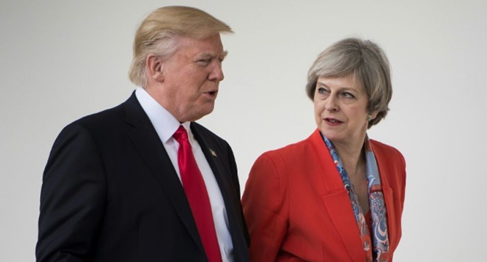 Trump quickly faceplants during state visit to the UK -- and things aren't going to get better