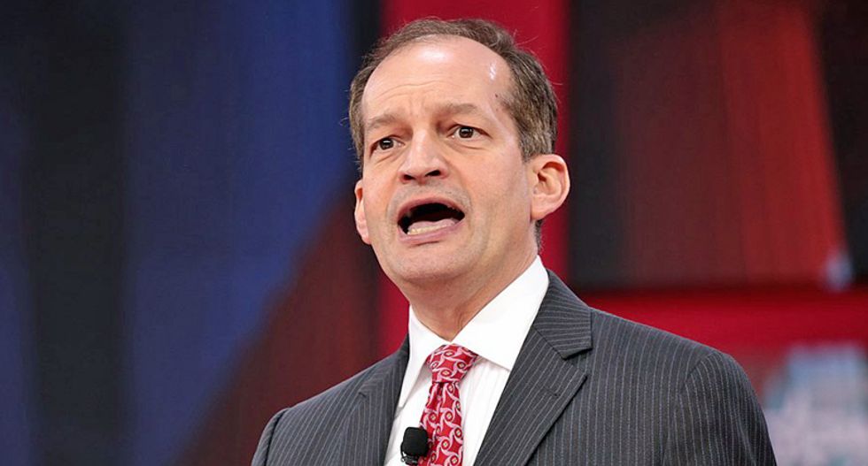 Acosta whines 'facts are being overlooked' as he defends his handling of Jeffrey Epstein's case