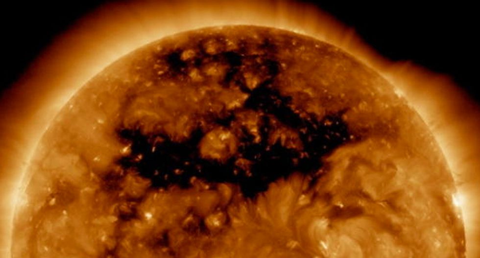 WATCH: NASA releases dramatic video of solar winds and a massive coronal hole larger than 50 Earths