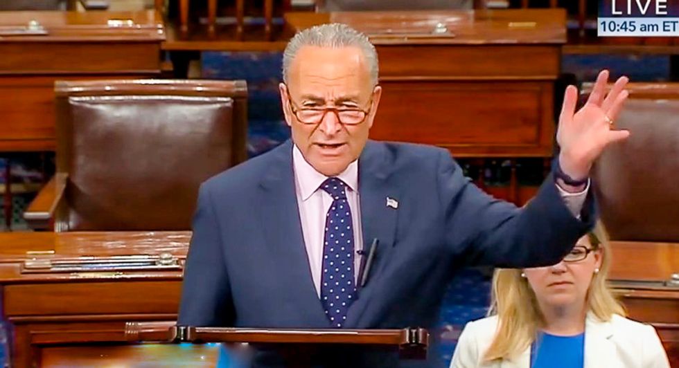 ‘Every Senate Republican’: Chuck Schumer led unanimous vote to demand whistleblower report