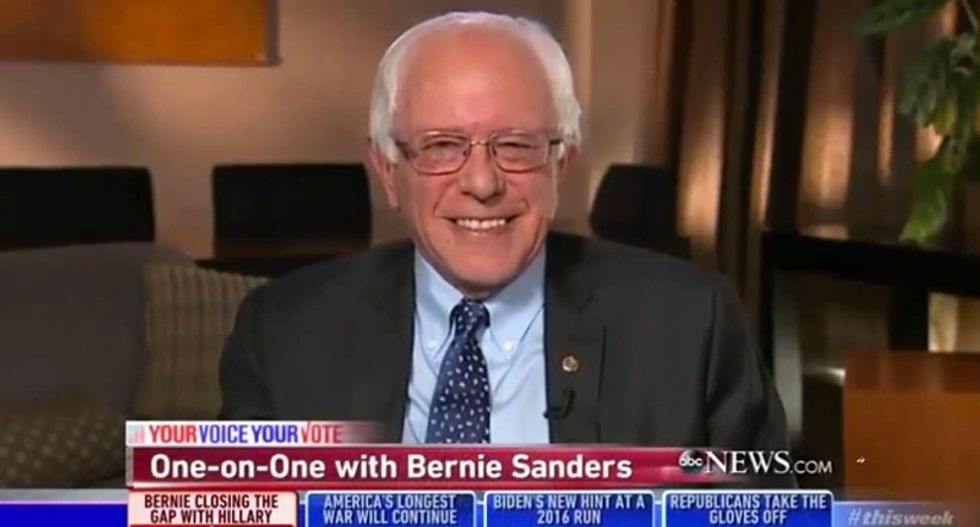 Bernie Sanders loves Larry David’s impression and wants him on the campaign trail
