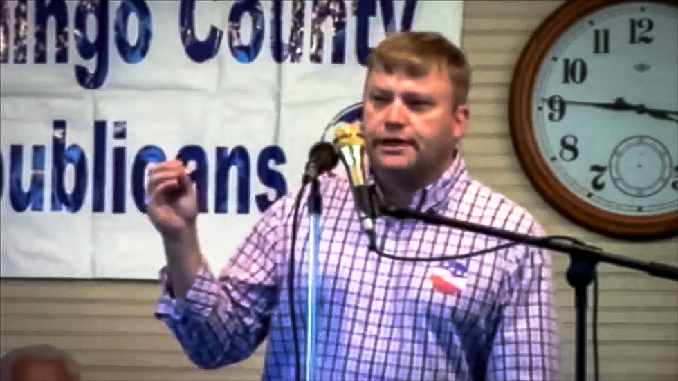 Busted: Watch Mississippi lawmaker openly race-baiting at GOP rally to oppose black school funding
