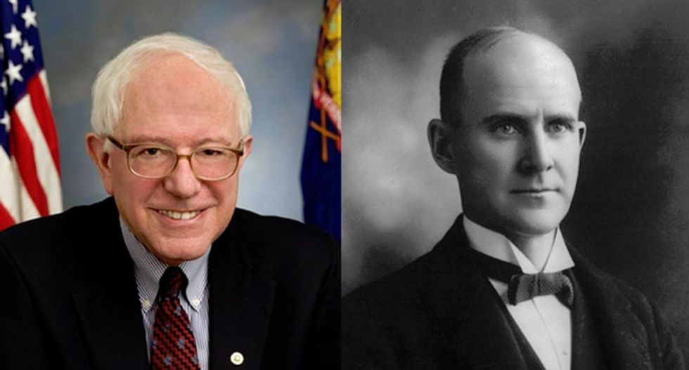 An historian compares Bernie Sanders and Eugene Debs -- and explains why the pundits are wrong