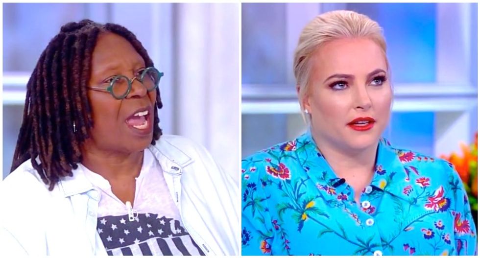 Meghan McCain whines that Whoopi Goldberg is 'politicizing' Epstein scandal -- and then calls him a Democratic donor