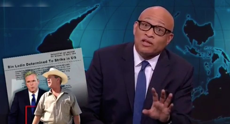 Larry Wilmore nails Jeb Bush on disastrous 9/11 interview: 'It's as if his head can't contain the bullsh*t'
