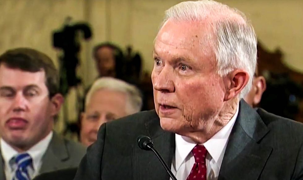 'Hard to see how he can continue to serve': Dick Durbin calls on Sessions to step down after ducking questions
