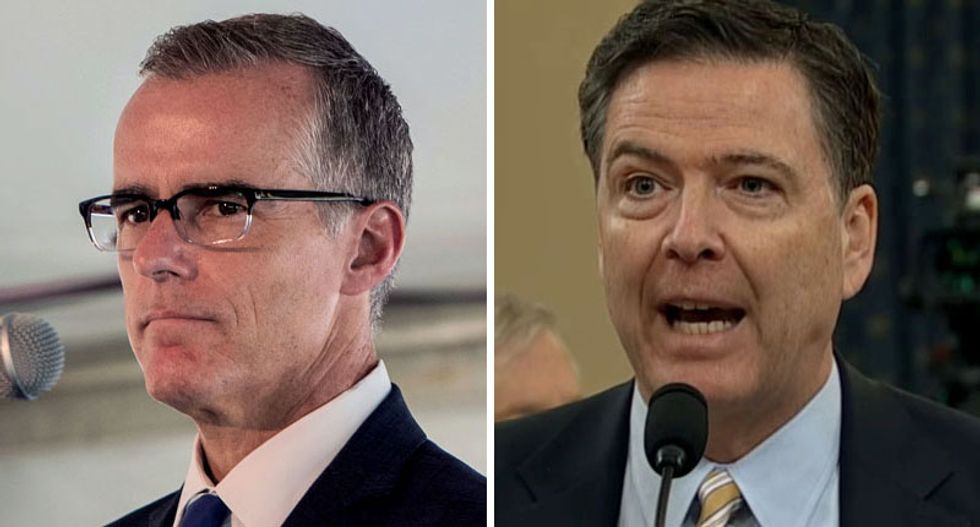 James Comey launched the investigation that eventually led to Andrew McCabe's ouster: report